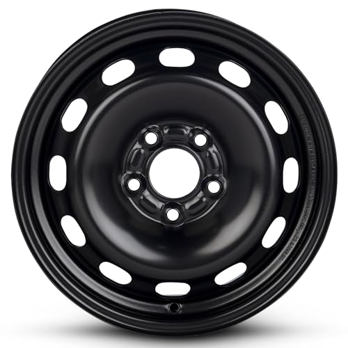 For 2006-2009 Mazda 3 15 Inch Painted Black Rim - OE Direct Replacement - Road Ready Car Wheel