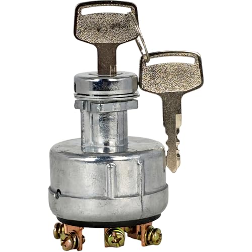 XYZIL 91204-17400 91205-14900 91106-07400 Ignition Key Switch Compatible with Mitsubishi Caterpillar Forklift