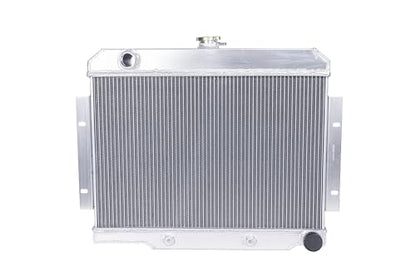 OHOB-COOL 3row Full Aluminum Radiator For 1972-1986 73 74 75 76 85 Jeep CJ CJ5 CJ6 CJ7 V8 Conversion (CHEVY ENGINES ONLY) - size: 72-86 jeep