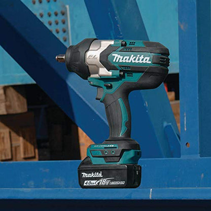 Makita XWT08Z 18V LXT® Lithium-Ion Brushless Cordless High-Torque 1/2" Sq. Drive Impact Wrench, Tool Only - style: Impact Wrench Only