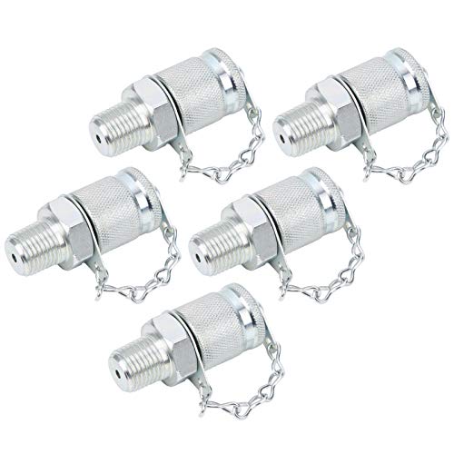 Hydraulic Test Adapter Coupling Connector Thread for Hydraulic Systems High Pressure Hose Fitting Measuring Tool Sealing Point Test(ZG1/4) - size: ZG1/4