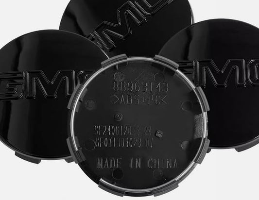4X All Black Wheel Hub Cap Center Cap 20942032,20941995, 19301603 for Sierra 1500, Yukon 2014+ Set