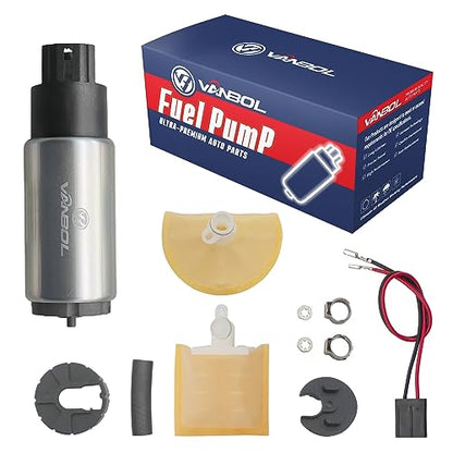 Electric Fuel Pump Install Kit Fit Toyota Pontiac Scion Nissan Lexus Honda Ford High Flow Universal Automotive 12v Gasoline Replaces Compatible E2068 GSS341 E8229 E8577M SP8022M E8213 EFP382A