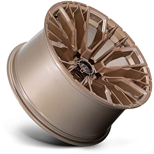 17x9 Fuel D850 Rebar Platinum Bronze Milled Wheel 6x5.5 (-12mm) - color: PLATINUM BRONZE MILLED, size: 17X9,6X5.5,-12mm