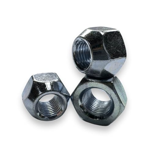 BCP Fasteners 1/2-20 Zinc-Plated Open End Acorn Lug Nuts, 5 Pack - size: 1/2-20 | 3/4 socket