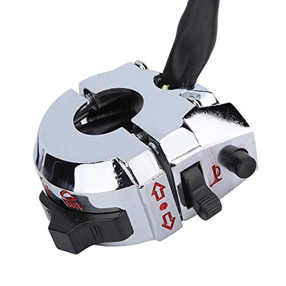 Motorcycle Handlebar Switch 22mm Turn Horn Light Control Multi Function Switch Compatible with Most Motorcycles for Easy Installation and Performance