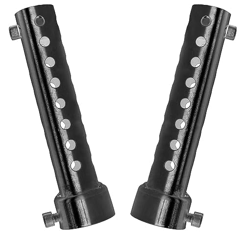 2 Pcs Motorcycle Exhaust Silencer Motorbike Muffler Insert Baffle Silencer Universal (black-35mm,2Pcs) - color: black-35mm