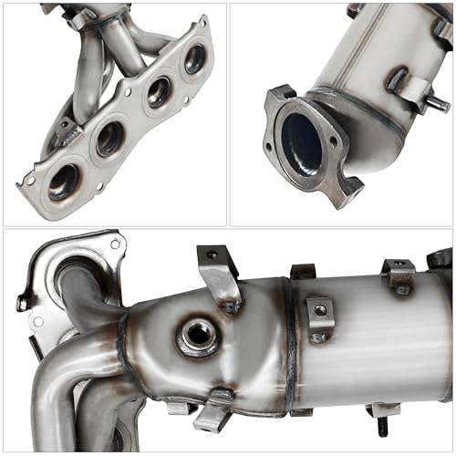 JT Exhaust Catalytic Converter Compatible with Toyota Camry, Solara 2.4L 2002 2003 2004 2005 2006 (EPA Compliant)(Standard EPA Grade) - size: for 2002-2006 Camry 2.4L Front