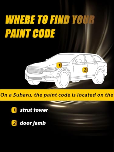 Dark Gray Metallic(61K) Touch Up Paint Compatible with SUBARU Car Paint Pen - color: Dark Gray Metallic(61K) compatible with BRZ/Crosstrek/Compatible withester-models/Impreza/Legacy-models/WRX/XV-Crosstrek, style: For Subaru