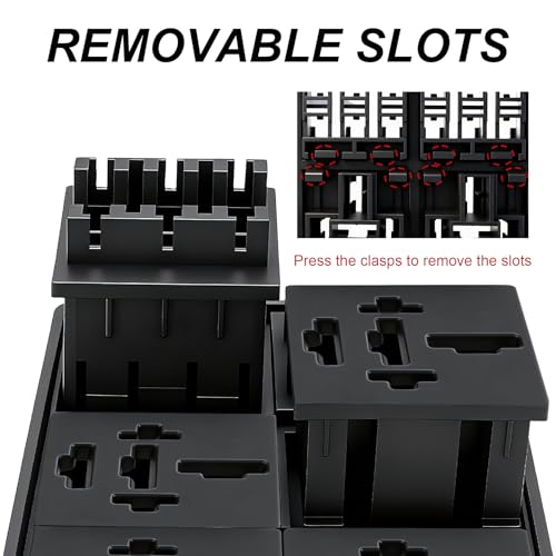 12V 6 Way Fuse Relay Weasch Box, 6x4-Pin 80Amp Relays and 6 ATC/ATO Blade Fuses, for Cars Truck Jeep - size: 80A 6 Relay 6 Fuses, style: Box