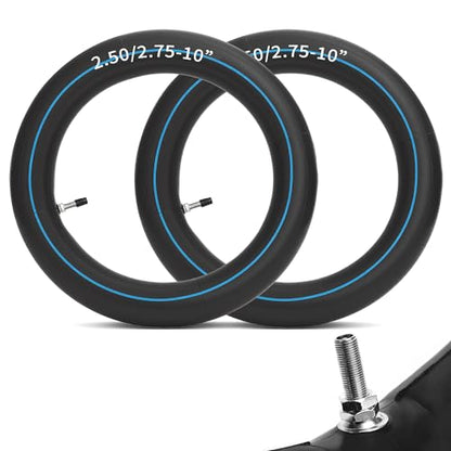 2.50/2.75-10" Inner Tube with Straight Valve Stem for SDG107 Crf50 Xr50 PW50 MVX70 DRZ70 JR50 SX500 Tao Tao db10 Coolster 50cc 70cc 110cc 125cc Heavy Duty Mini Dirt Bike 1/2PCS - size: 2.75-10“-2