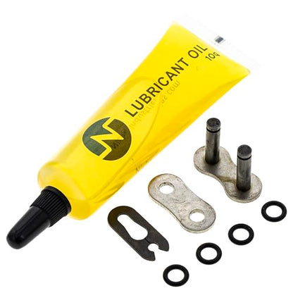 NICHE Drive Sprocket Chain Combo for Honda Grom 125 Front 15 Rear 38 Tooth 420 O-Ring 108 Links - size: O-Ring Chain