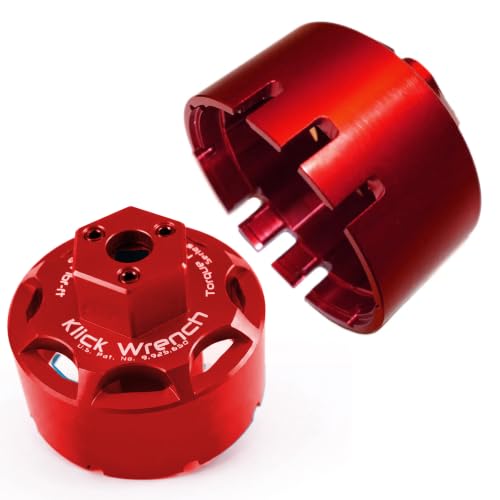 Cup Medium 2 Stage 73mm–77mm Oil Filter Wrench | 6061-T6 Aluminium Red Tool - size: Cup73–77mm