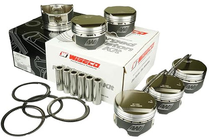 Wiseco - BMW M54B30 3.0L 24V 84.5mm Bore -7.3cm Dish 9.0:1 CR Pistons - Set of 6 (KE325M845)