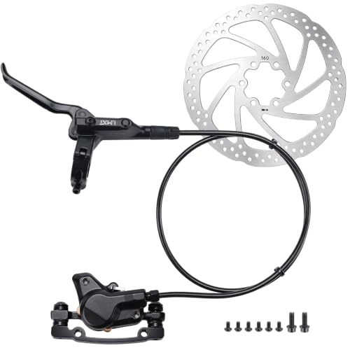 TOBWOLF Front Left Dual Piston Hydraulic Disc Brake Kit with 160mm Rotor - color: 85cm Front Left Hydraulic Brakes - Dual Piston