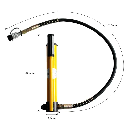 HFS(R) Hydraulic Hand Pump Power Pack Hose Coupler (10000 psi) Hydraulic Oip Pump Hand Operated Pump Hydraulic Hand Pump Manual Pump for Connecting Split Unit