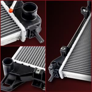 CU1290 Assembly Aluminum Core radiator Compatible with 1992-2000 Civic, 1993-1995 Civic del Sol 1.6L, 1993-1995 Civic del Sol 1.5L, 1996-1997 Civic del Sol - style: CU1290