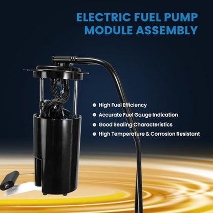 KELOKE Electric Fuel Pump Module Assembly for Chevrolet & Pontiac & Saturn - color: E3726M