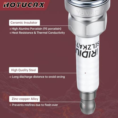 UF747 Ignition Coils & Spark Plugs Tune Up Kit, 4 Pack - size: UF747 & Spark Plugs