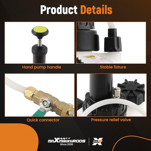 maXpeedingrods 3L Transmission Fluid Pump Transmission Oil Pump Extractor - size: 3L,Manual, 8 Adapters