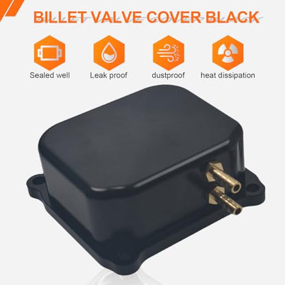 Billet Aluminum Valve Cover for Predator 212cc Hemi - color: Black