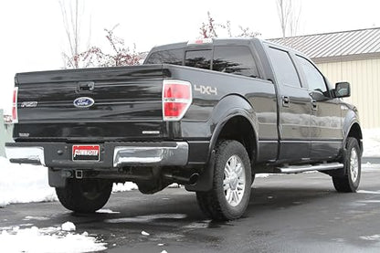 Flowmaster 717864 FlowFX Cat-Back Exhaust Kit 3 Inch 409 Stainless Steel 4.5 Inch Black Ceramic Coated 304 Stainless Steel Tip Compatible with 2009-2014 Ford F-150 3.5L Ecoboost 4.6L 5.0L 5.4L