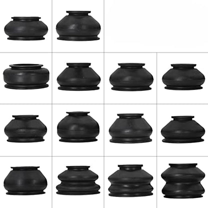 14Pcs Universal Ball Joint Tie Rods End Boot Dust Cover Rubber Replacement
