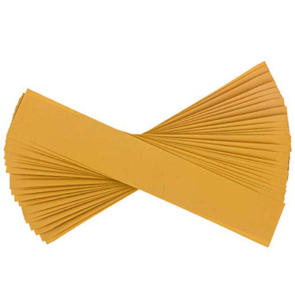 Dura-Gold 600 Grit Gold Pre-Cut PSA Longboard Sandpaper Sheets, Box of 20 - size: 600-Grit