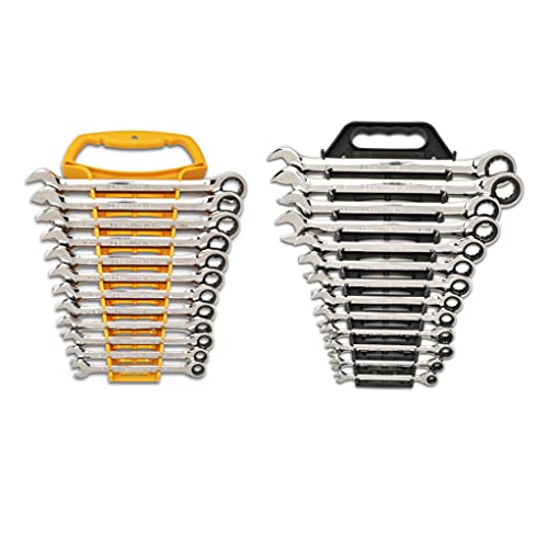 GEARWRENCH 25 Pc. Combination Ratcheting Wrench Set, SAE/MM - 86700 - size: 30 PC