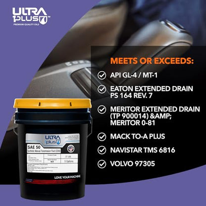 Ultra1Plus SAE 50 Full Synthetic Manual Transmission Fluids (CD-50) & Antifreeze Coolant