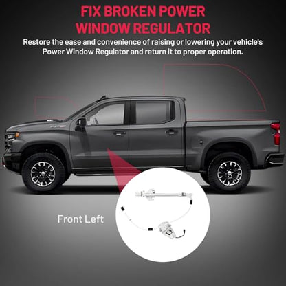 BDFHYK 748-575 Power Window Regulator with Motor Front Left Compatible with Jeep Liberty KJ 2006-2007 - size: Front Left, style: 2006-2007 Jeep Liberty