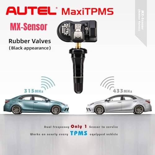 Autel TPMS Sensors Set of 4, Programmable MX Sensor 315/433MHz