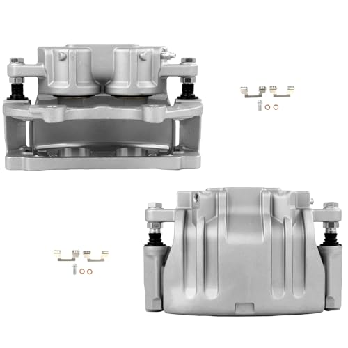 SCITOO Front Brake Calipers With Bracket 18B5017 18B5016 - size: Front[18B5017 & 18B5016]