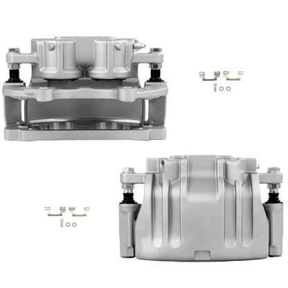SCITOO Front Brake Calipers With Bracket 18B5017 18B5016 - size: Front[18B5017 & 18B5016]