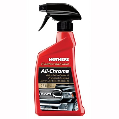 Mothers California Gold All-Chrome, 12 oz. (05222) - size: 12 Fl Oz (Pack of 1)