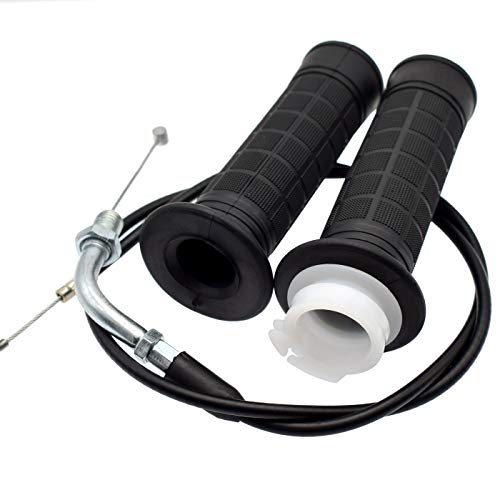 Twist Throttle and 36" Cable Handle Grip Kill Switch Set for 7/8" 22mm Handlebar 49cc 66cc 80cc Engine Motorized Bicycle Push Bike
