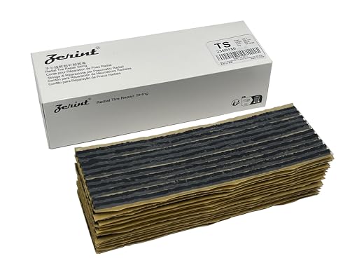 TS-235D150 Tire Repair Strings 150pcs, Tire Repair Plugs 200 x 3.5 mm / 8" x 0.14" Thin Black Rubber Strips for Car, Bike, UTV, ATV - color: Black, size: 8" x 0.14" 150 pcs