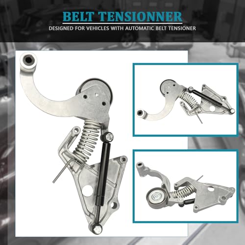 IRONTEK 38404 Belt Tensioner Pulley Assembly Fit for Mini Cooper 2002 2003 2004 2005 2006 2007 2008# 11287509476, 11288620210, 5340159100, 7509476, 19194708 - size: 38404