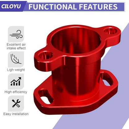Mini Bike Intake Manifold Compatible with Predator 420 301cc GX390 - color: red