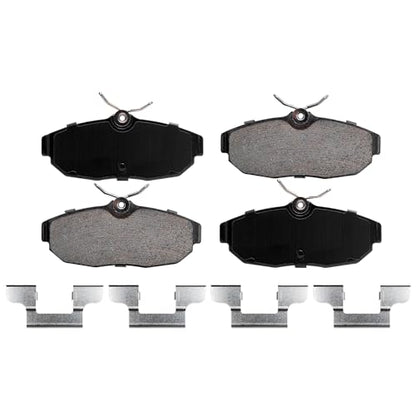 Detroit Axle - Rear Brake Pads for 2005-2011 Ford Mustang 2006 2007 2008 - size: 4P1201954/Kit