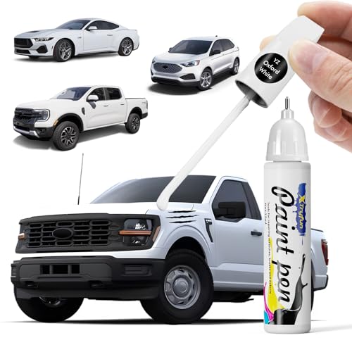 YZ Oxford White Touch Up Paint Compatible with Ford - color: Oxford White (YZ)