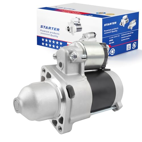 19169 New Starter Motor Replacement for Kawasaki FX730V FX691V FX600V FX651V FX541V FX481V, John Deere 636M 652R 648R Z445 Z920A WHP52A WH48A, 428000-6600 21163-0756 21163-0754 - color: 19169