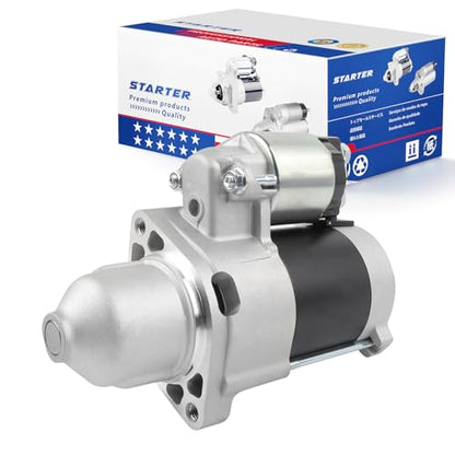19169 New Starter Motor Replacement for Kawasaki FX730V FX691V FX600V FX651V FX541V FX481V, John Deere 636M 652R 648R Z445 Z920A WHP52A WH48A, 428000-6600 21163-0756 21163-0754 - color: 19169