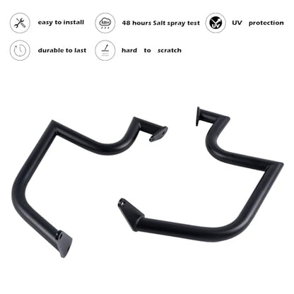 Kinglemc Crash Bar Engine Guard for Kawasaki Vulcan(Black) - color: Black, size: VN1600A VN1600E