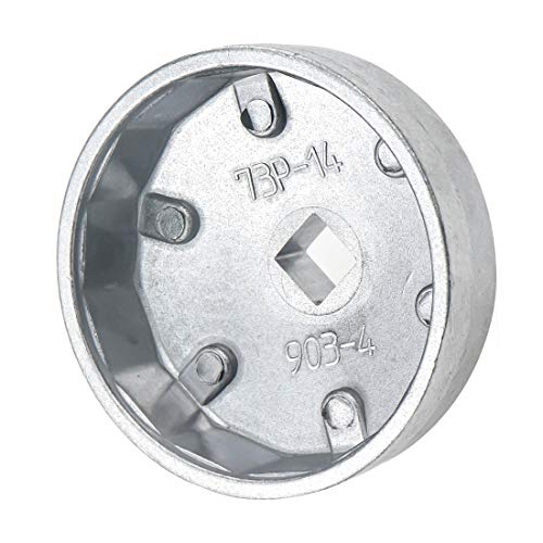 Oil Filter Cap Wrench,14-Flute, 74mm Max Inner Dia, Aluminum Alloy - size: Model 903-4