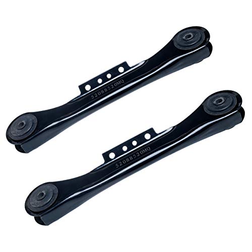 TUCAREST 4Pcs Rear Suspension Kit (K620246 K640734) x2 Left Right Rear Control Arm Assembly Compatible With 97-06 Je-ep Wrangler TJ Upper and Lower - size: K620246 K640734 (97-06 Wrangler,Rear)