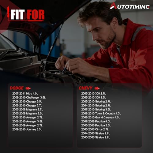 0280158028 Fuel Injectors Set of 6 Compatible with 2008-2010 Avenger 2.7L - color: F-0280158028