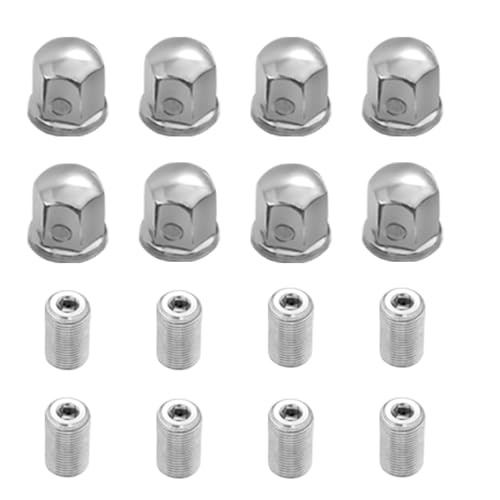 8 Pcs Lug Nuts for Ford F350/E450/F450/F550 (19.5, Inches, 8 Pcs for Ford F450/550 19.5" Wheel Simulator)