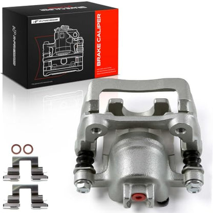 A-Premium Rear Right Passenger Disc Brake Caliper with Bracket - style: Rear Passenger Side