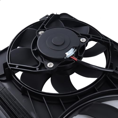 Engine Cooling Radiator Fan w/Controller Assembly Fit for 2010-2016 XC60,2011-2016 S60,2008-2015 XC70,2008-2015 S80,2015-2016 V60,2008-2010 V70 Replace 838-0009